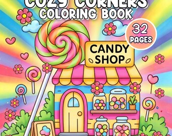 Cozy Corners Shop Printable Wall Art, Warm Home Decor Digital Download, Aesthetic Cozy Vibes Artwork for Bedroom or Living Room