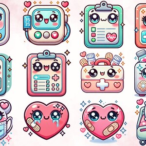 Kawaii Nurse Clipart, Cute Medical Profession, Adorable Nurse ...