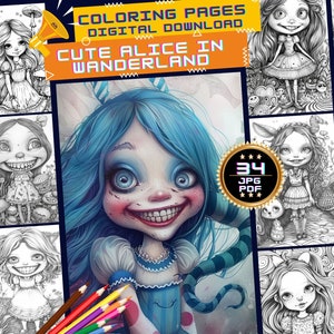 Colouring Heaven Alice in Wonderland Special print Magazine ...