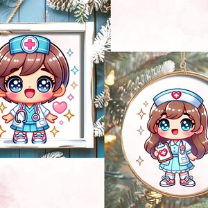 Kawaii Nurse Clipart, Cute Medical Profession, Adorable Nurse ...