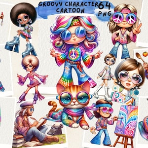 Personajes de dibujos animados retro, Poder de las flores, Sol, Hongos, Tierra, Personaje de comida, Clipart hippie, Personajes geniales, Álbum de recortes, Diario basura
