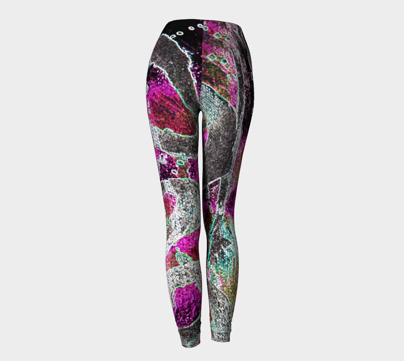 Purple leggings Leopard glow image 5