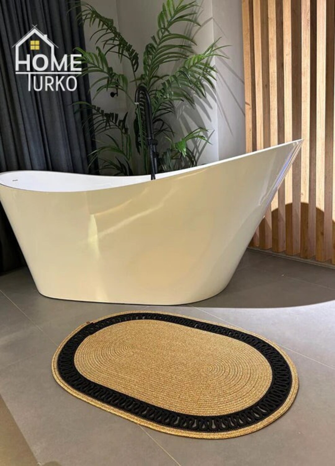 Jute Bath Mat Bathroom Mat Kitchen Mat Runner Bath Rug Etsy