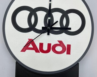 Audi Desk Clock | Automotive Table Clock | Audi Fan Gift