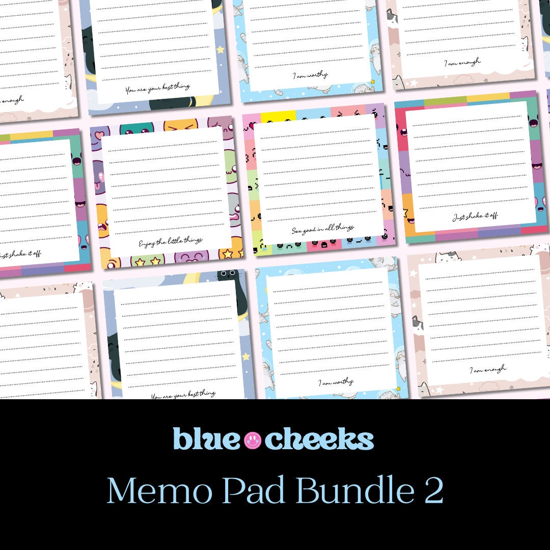 Memo Padtodo List Note Padgrocery Listscrapbookingcanva Template