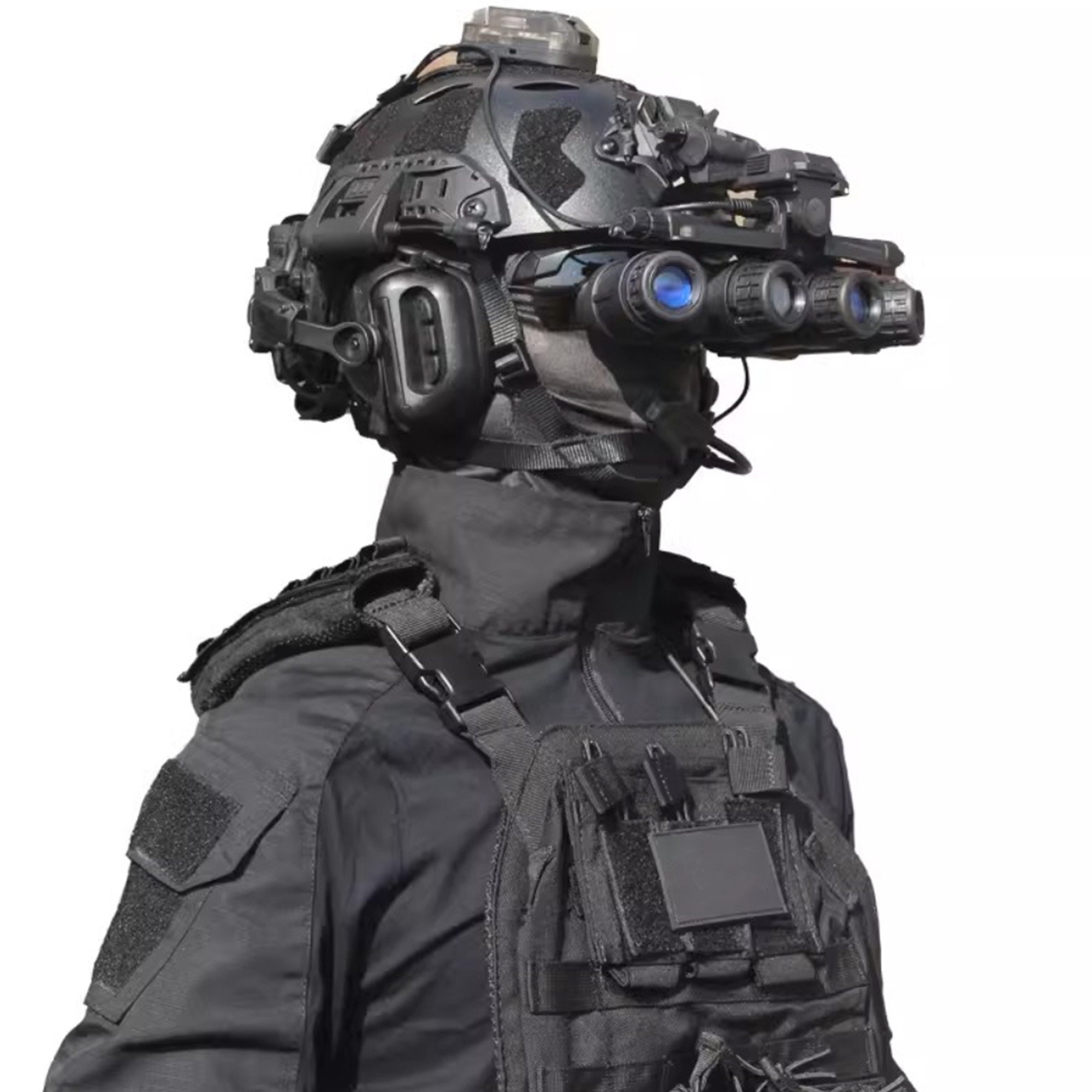 Quadruple Vision Night Vision Device Tactical Helmet Riot Etsy