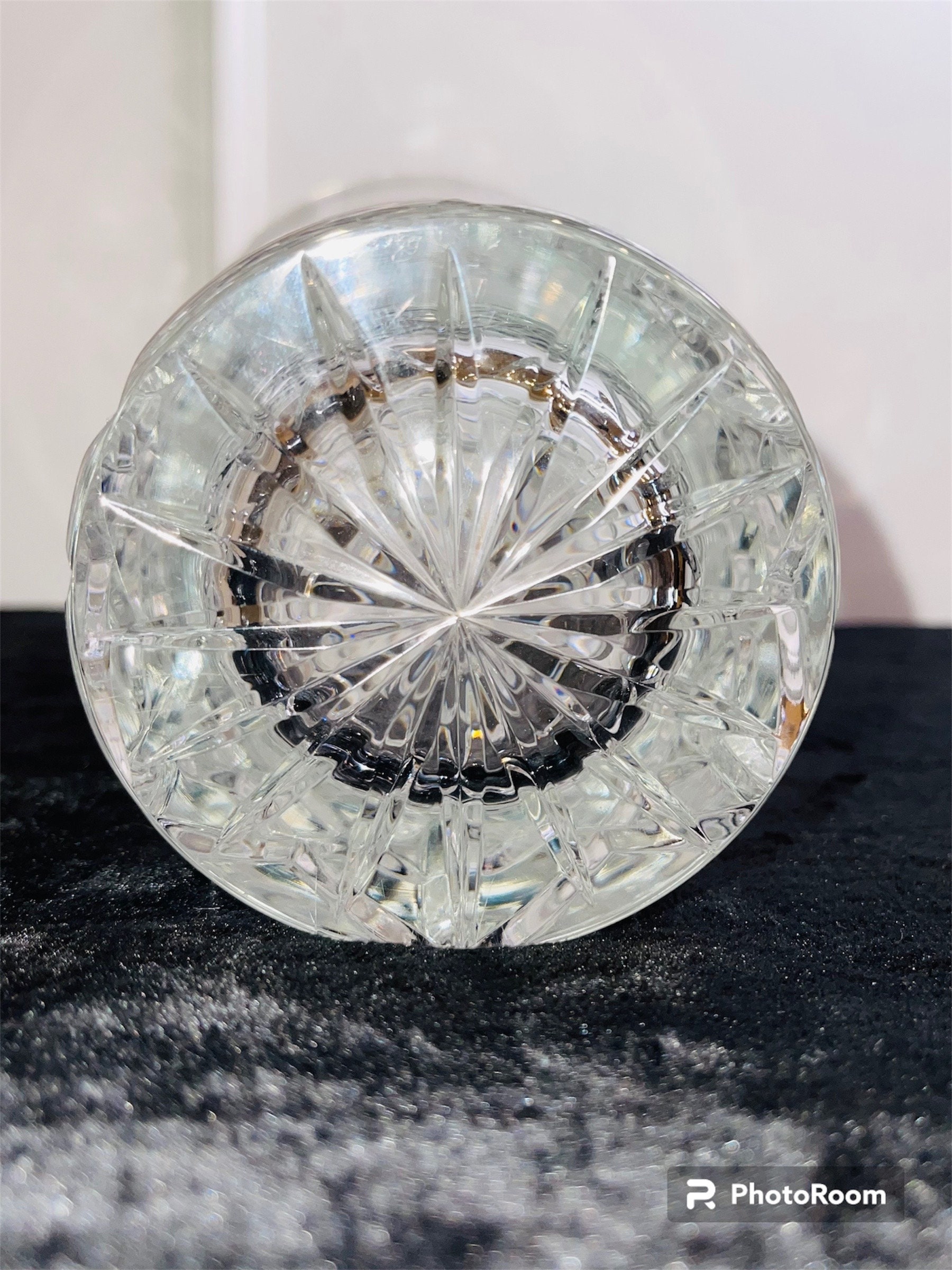 Vintage Crystal Vase Royal Gallery 9 1/2 Inch Etsy