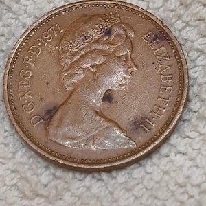 Elizabeth coin 1971 - Etsy 日本
