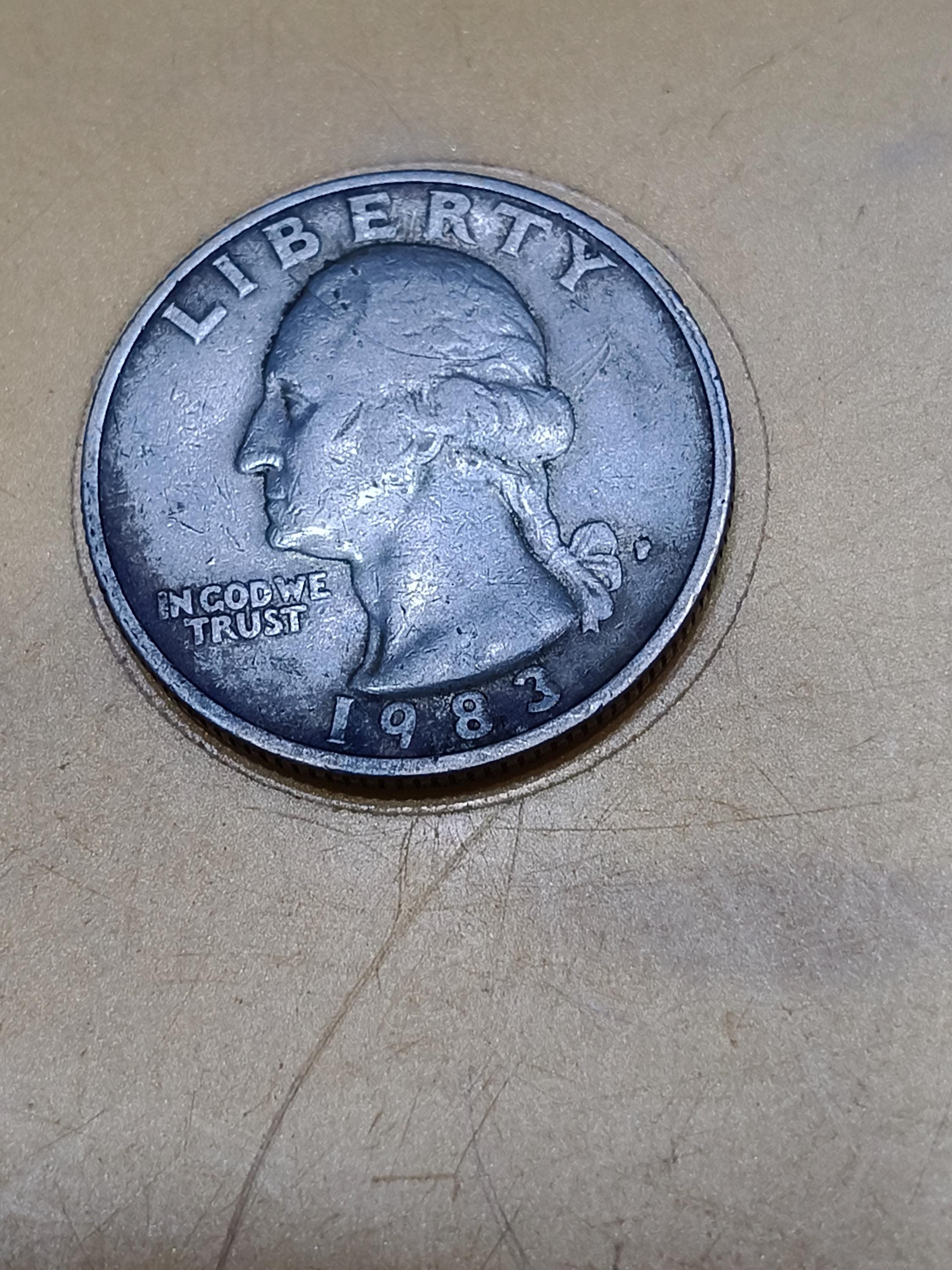 Quarter dollar 1983 - Etsy 日本