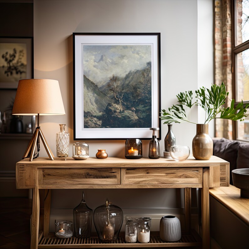 Canyon Landscape Painting Digital Art Prints Living Room Decor PRINTABLE image 4