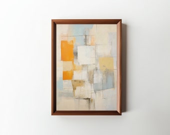 Vintage Abstract Wall Art || Digital Art Prints || Living Room Decor || Downloadable || PRINTABLE