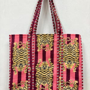 ハンドメイドのインド製ブロックプリントトートバッグ、新しいスタイルのショッピングハンドバッグ、100%コットンバッグマーケットバッグ、キャリーバッグ、彼女へのギフト