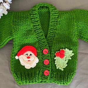 Christmas cardigan for babies  Christmas cardigan Baby Christmas gift Cardigan baby girl gift Baby boy gift  Unisex Christmas baby cardigan