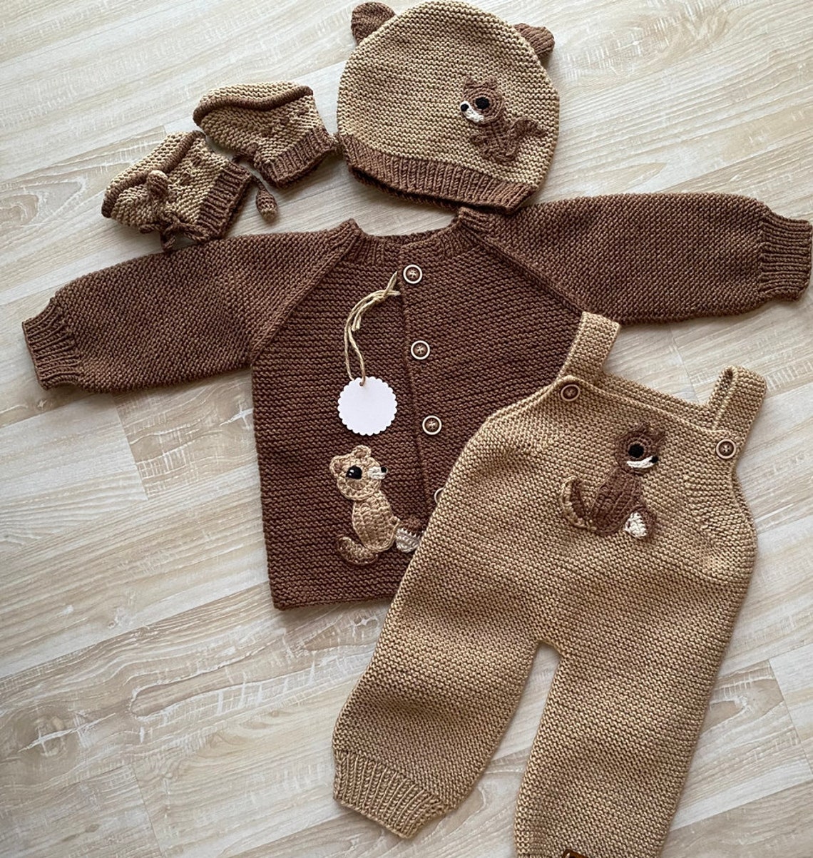 Newborn Clothing Set Baby Boy Clothing Set 4-piece Set Hospital ...