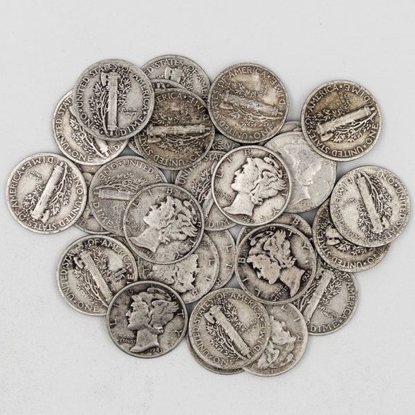 Mercury Dime Grab Bag 90% SILVER - Choose the amount in drop-down