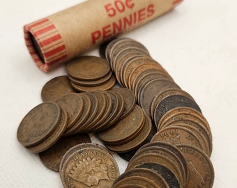 Indian Head Penny Lot - Choose your amount - Grab Bag 1859 - 1909