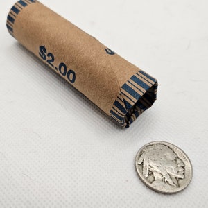 Roll of 40 NO DATE Buffalo Nickels