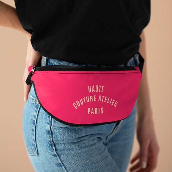 Paris Fanny Pack Couture Streetwear Cross Body Bag Designer Fanny Pack Fanny Pack Crossbody Hands Free Purse Waist Bag Utility Bag Etsy