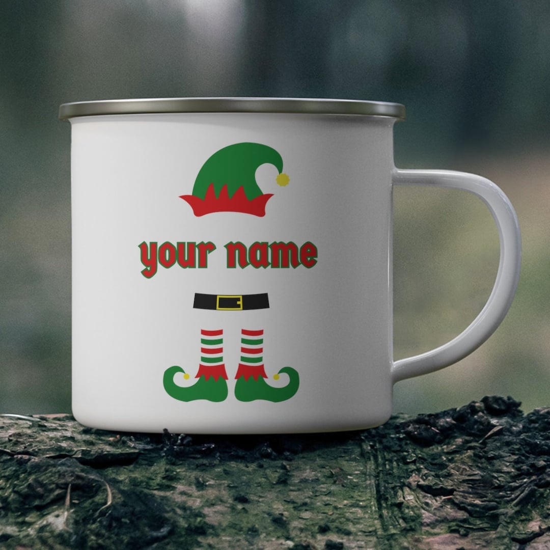 Personalized Elf Boy Christmas Name Mug Fun Christmas Mug Etsy