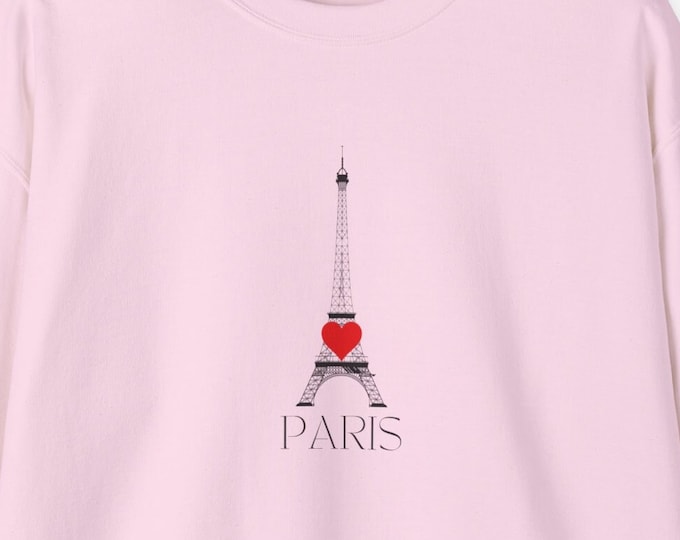 Featured listing image: Eiffel Tower Heart Sweatshirt