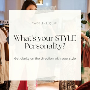 9-Page Style Personality Quiz