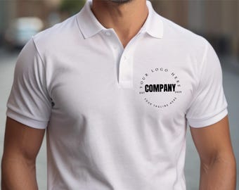 Custom Moisture-Wicking Polo Shirt – Personalized Performance Polo, Quick-Dry Golf Shirt, Breathable Sports Polo, Custom Work Shirt
