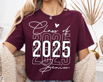 Class Of 2025 Senior Tee, Senior Retro Shirt, 2025 Seniors Shirt, Senior 2025 Retro Shirt, Class of 2025 Senior Shirt, Graduation Gift