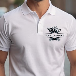Custom Polo Shirt, Personalized Polo for Men and Women, Customized Polo Shirts with Logo, Work Polos Sports and Golf Shirts