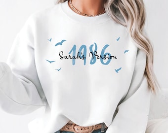 Custom Name and Birth Year Sweatshirt, Personalized 21th Birthday Shirt, 22th Birthday Shirt, Concert Shirt, Birthday Gift for Daughter