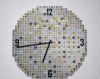 Chernobyl RBMK-1000 Reactor Wall Clock – Nuclear Reactor Core Design, 3D Printed Industrial Clock, Atomic Energy Engineering Decor Gift