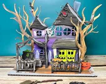 DIY Spökhus Diorama Kit