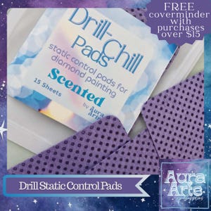 Drill Chill Pads | Static Control Diamond Painting Wipes | Scented Static Sheets
