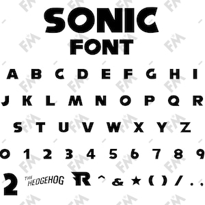 Fonte The Hedgehog Gaming Style para Cricut Silhouette Word