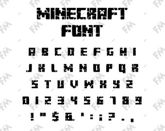 Mining Font for Cricut Silhouette Word