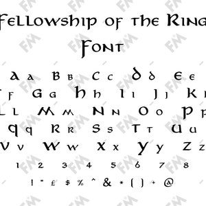 Gefährten Schriftart für Cricut Silhouette Word