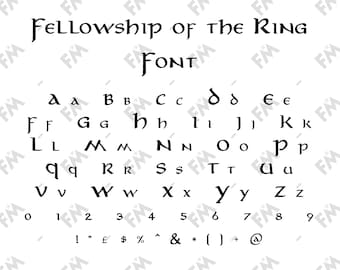 Fellowship Font for Cricut Silhouette Word