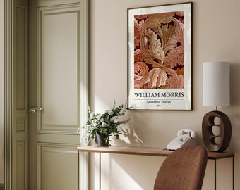 Stampa artistica botanica di William Morris – Elegante decorazione floreale da parete