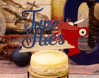 Time Flies Cake Topper