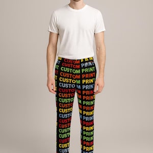 Pantaloni eleganti personalizzati con stampa 3D, pantaloni dal design unico