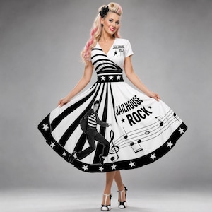 classic rock dress Classic black dinner dress