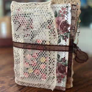 Nature’s Treasures Junk Journal | Shabby Chic Vintage Botanical Journal
