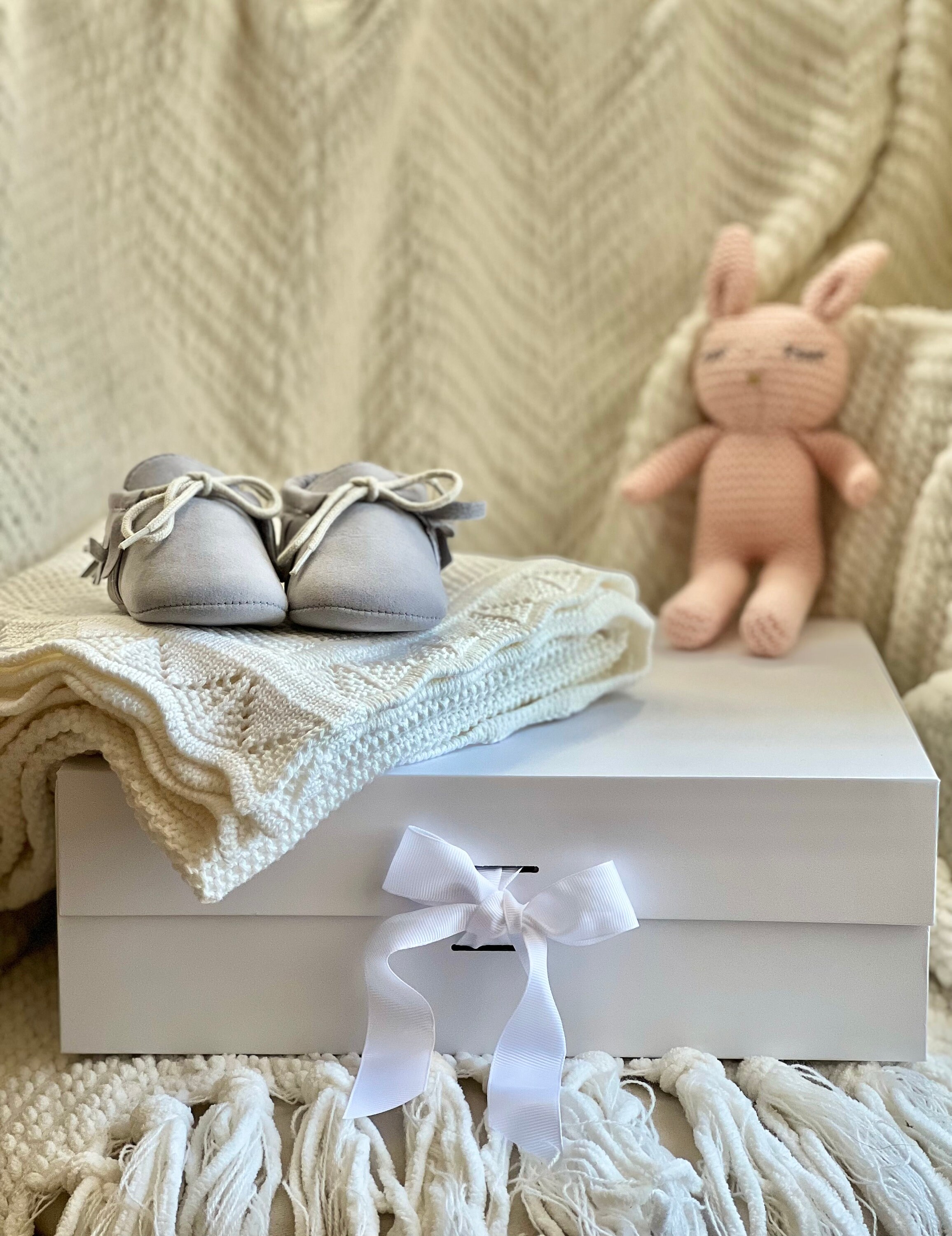 Baby Blanket Carriage Blue Gift Set main image 1