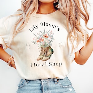 Lily Blooms Floral Shop Comfort Colors Shirt Inspired Book Lover Shirt Bookish shirt It Ends With Us Ugly Love Collen Hoover Gift COHO THING