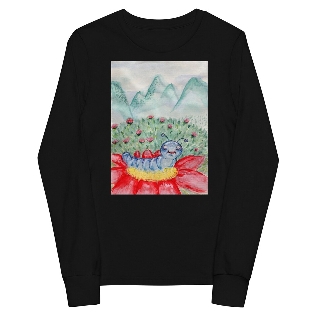 The Soul of the Caterpillar Youth Long Sleeve Tee Etsy