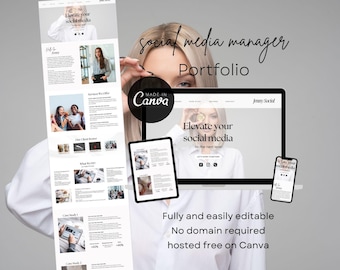 social media marketing portfolio, social media manager, social media strategy portfolio, social media manager website