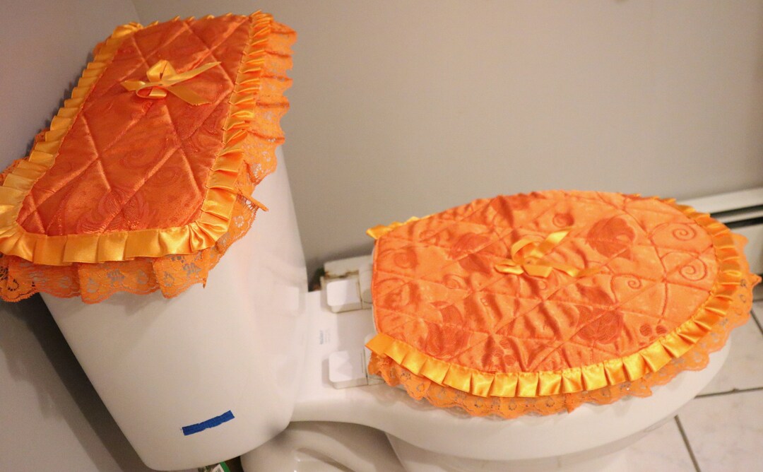 Toilet Seat & Tank Lid Cover Set Etsy