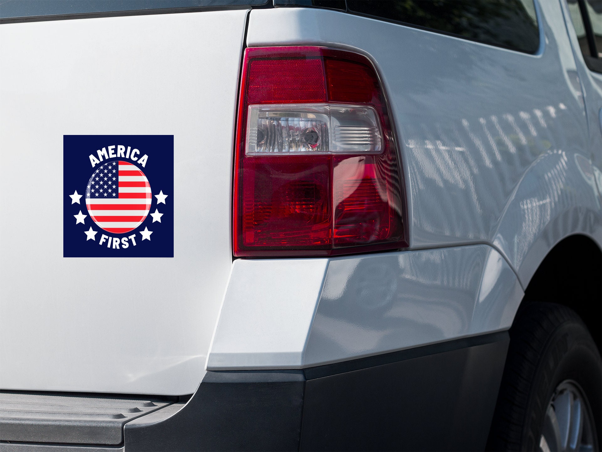America First: the Ultimate U.S. Flag Kiss-cut Stickers for the True ...