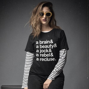 The BREAKFAST CLUB movie Tshirt | Helvetica Shirt