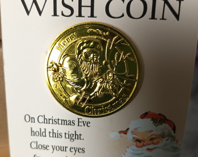 Santa's Wish Coin Etsy UK