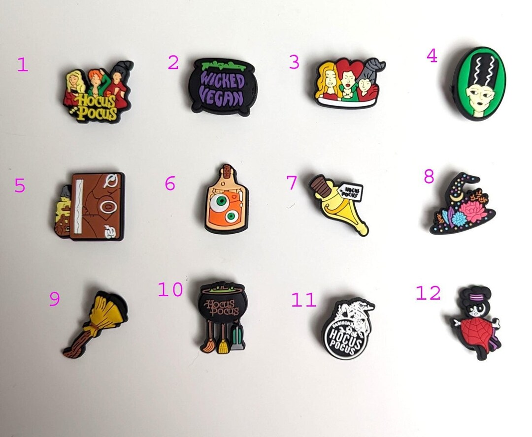 Hocus Pocus Croc Jibbitz Etsy